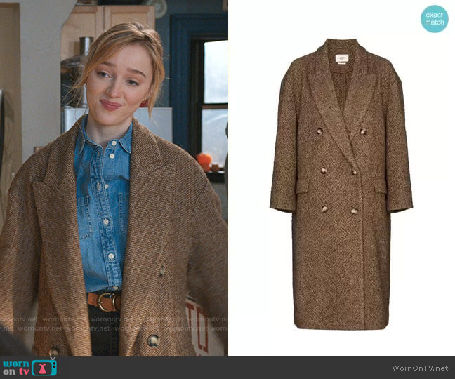 Goyela Turtleneck Top by Isabel Marant worn by Clare O'Brien (Phoebe Dynevor) on Younger