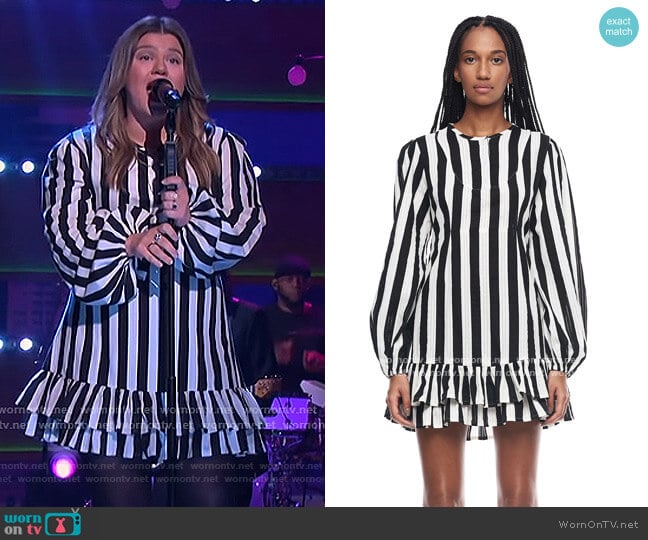 Paris Dress by Jonny Cota worn by Kelly Clarkson on The Kelly Clarkson Show