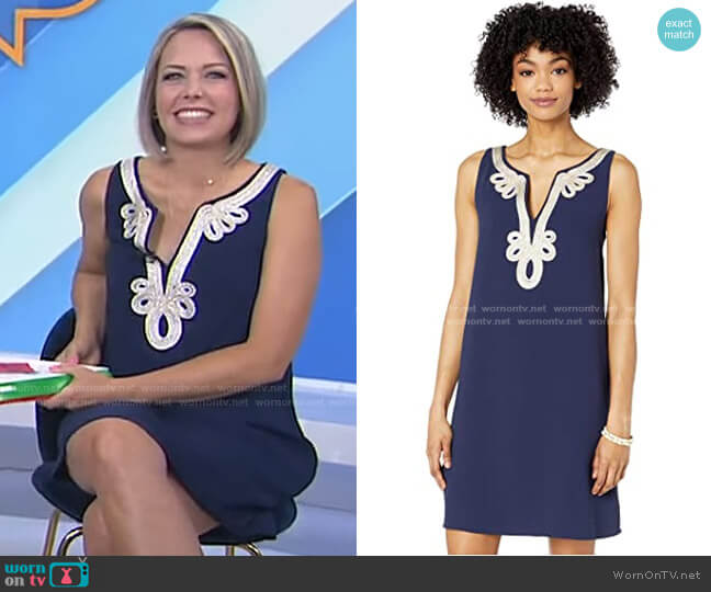 Cherlyn Dress by Lilly Pulitzer worn by Dylan Dreyer on Today