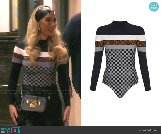 WornOnTV: Dorit's checkerboard top on The Real Housewives of Beverly Hills, Dorit Kemsley