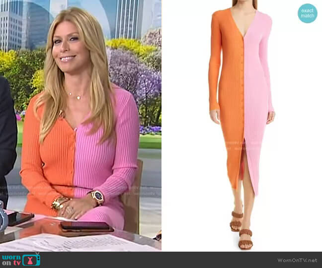 Shoko Colorblock Sweater by Staud worn by Jill Martin on Today