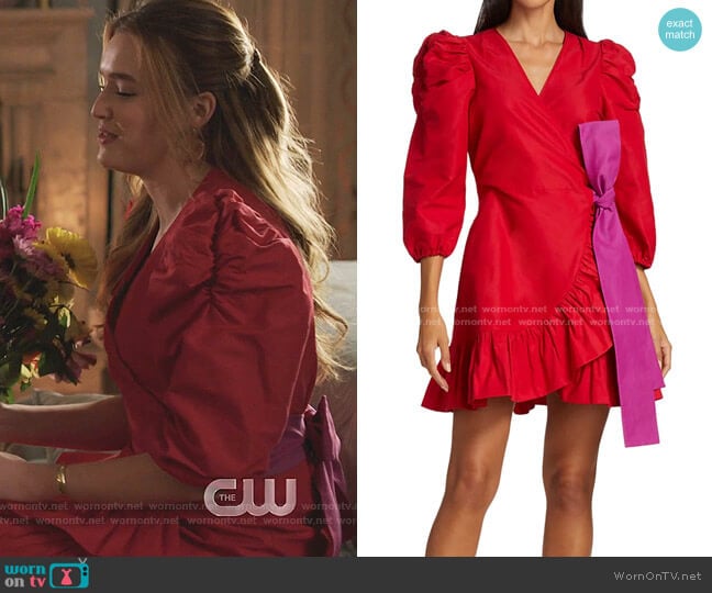 Sasha Dress by Tanya Taylor worn by Kirby Anders (Maddison Brown) on Dynasty