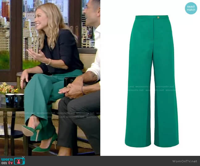 Tyrah Pants by Acne Studios worn by Kelly Ripa  on Live with Kelly & Ryan