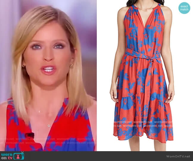 Marlowe Dress by Velvet worn by Sara Haines on The View