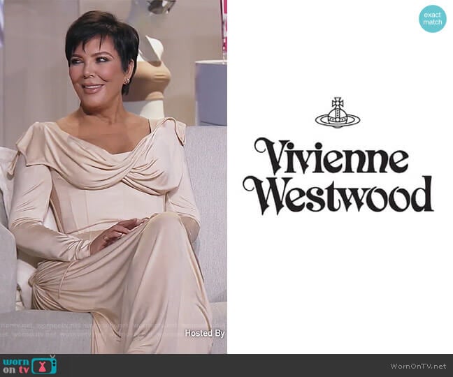 Custom Dress by Vivien Westwood worn by Kris Jenner on Keeping Up with the Kardashians