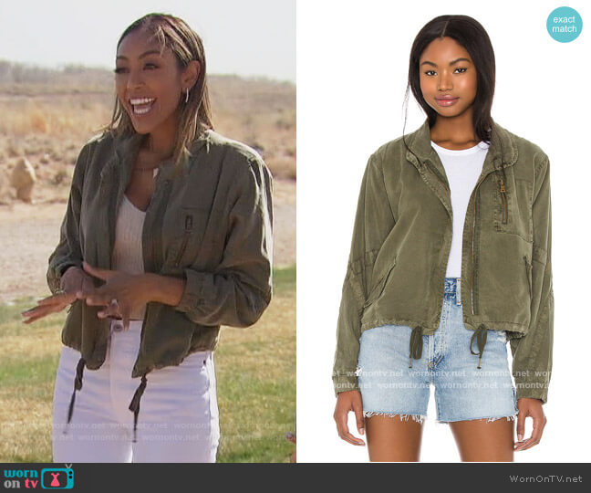 Clara Jacket by YFB Clothing worn by Tayshia Adams on The Bachelorette