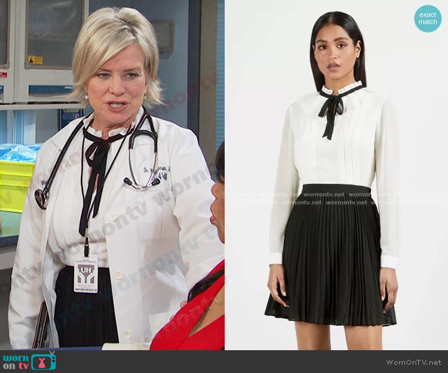 Zazu Dress by Ted Baker worn by Kayla Brady (Mary Beth Evans) on Days of our Lives