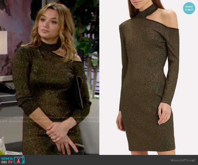 ALC Tess Dress worn by Summer Newman (Hunter King) on The Young and the Restless