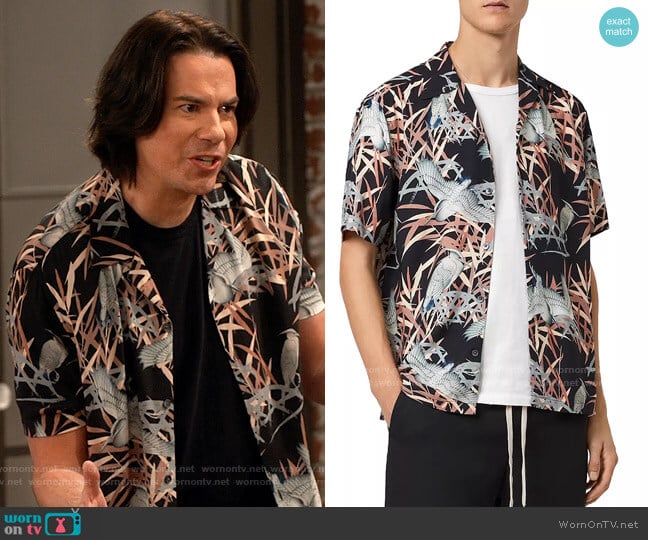 All Saints Siber Shirt worn by Spencer Shay (Jerry Trainor) on iCarly