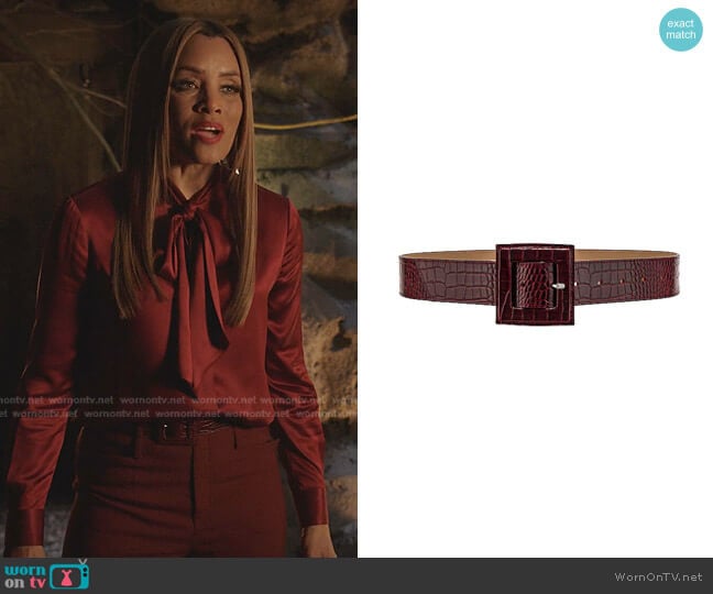 High-Rise Flared Trousers by Chloe worn by Dominique Deveraux (Michael Michele) on Dynasty