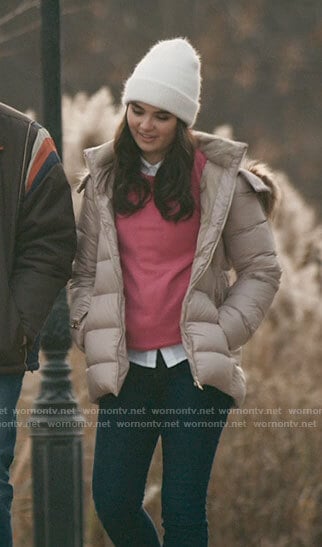 Bella’s puffer jacket on The Republic of Sarah