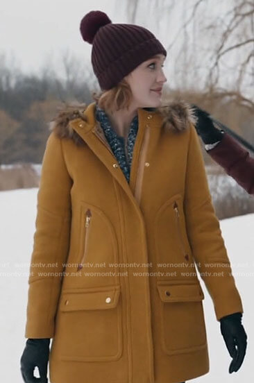 Corinne's yellow coat on The Republic of Sarah