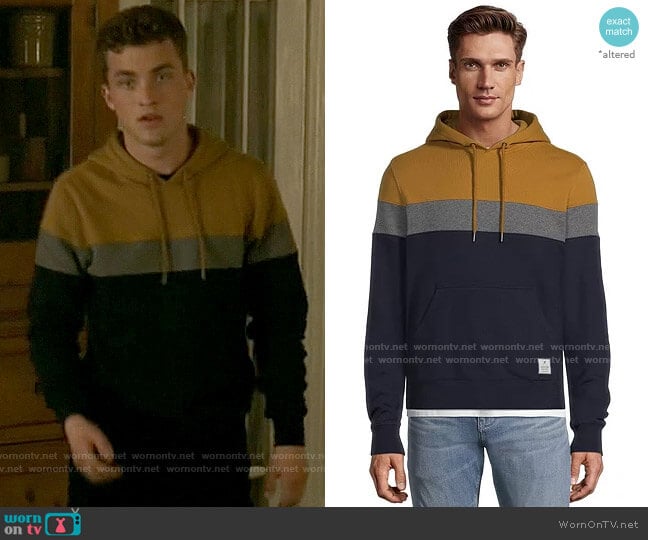 Denver Hayes Fleece Hoodie Sweatshirt worn by Jonathan Kent (Jordan Elsass) on Superman and Lois