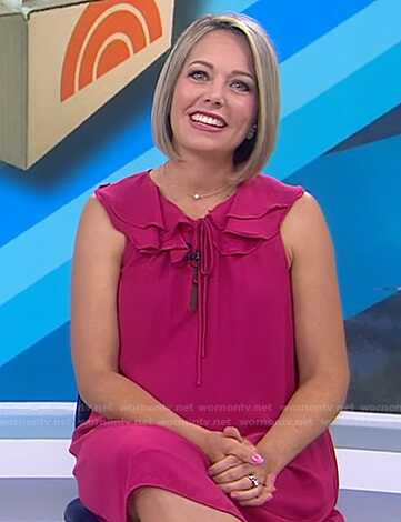 Dylan’s pink maternity dress on Today