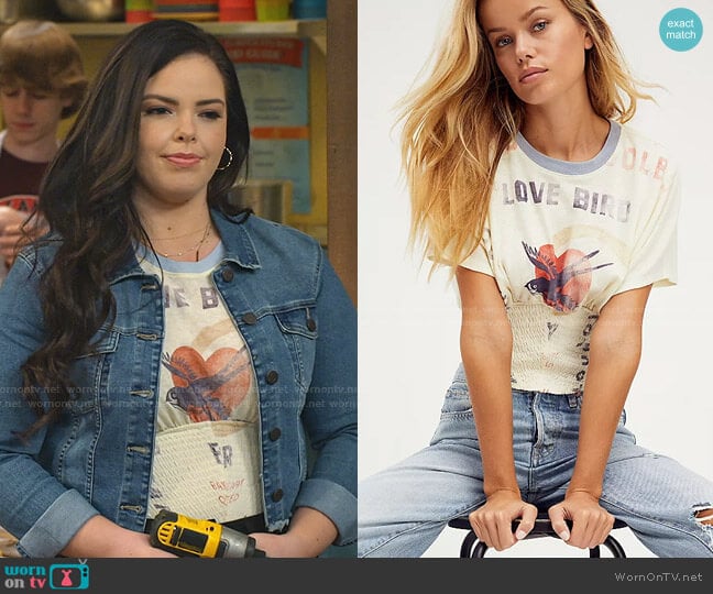 Day Off Tee by Free People worn by Lou Hockhauser (Miranda May) on Bunkd