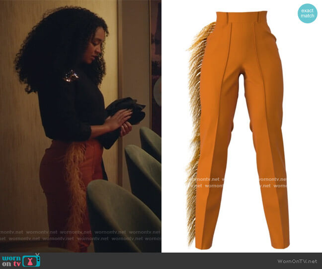 Ava Pants by Hanifa worn by Kat Edison (Aisha Dee) on The Bold Type