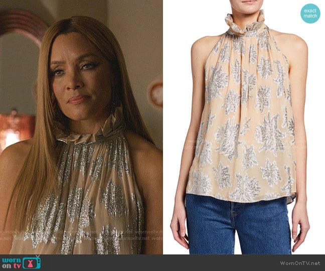 Lazana Top by Iro worn by Dominique Deveraux (Michael Michele) on Dynasty