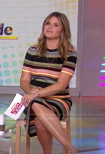 Jenna’s striped short sleeve dress on Today