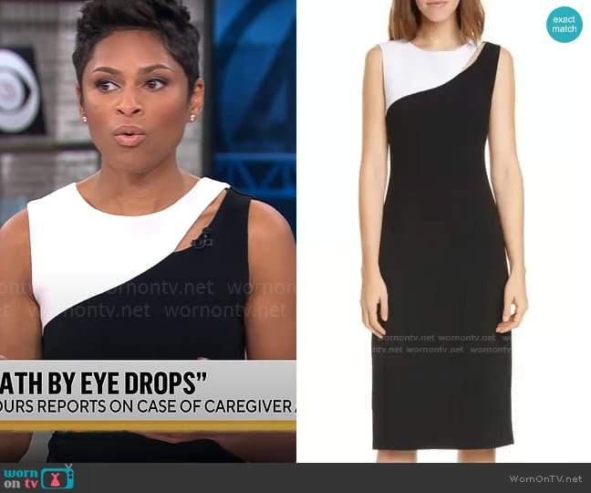 Judith & Charles Massena Dress worn by Jericka Duncan on CBS Mornings