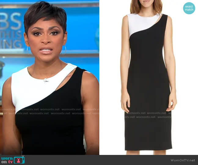 WornOnTV: Jericka Duncan’s black and white dress on CBS This Morning ...
