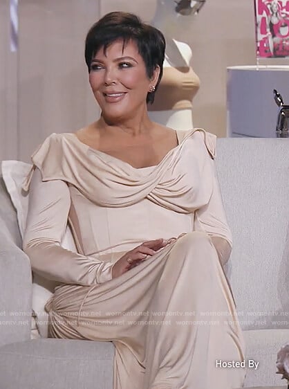 Kris's reunion dress on Keeping Up with the Kardashians