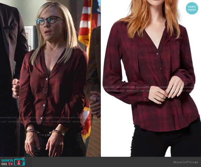 Taryn Shirt by Paige worn by Linda Martin (Rachael Harris) on Lucifer