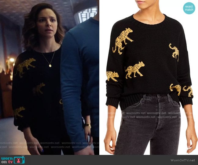 Rails Perci Jungle Cat Sweater worn by Zari Tomaz (Tala Ashe) on Legends of Tomorrow