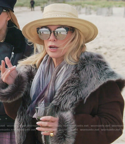 Ramona's leopard trim sunglasses on The Real Housewives of New York City