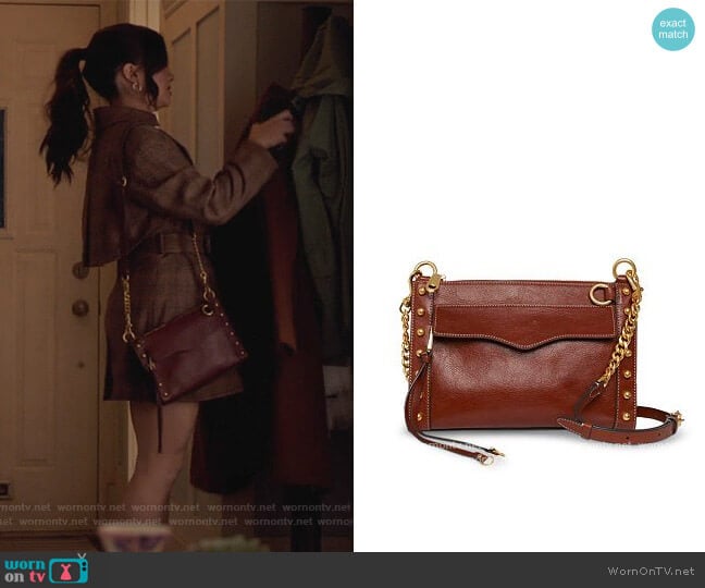 MAB Studded Leather Crossbody by Rebecca Minkoff worn by Jane Sloan (Katie Stevens) on The Bold Type