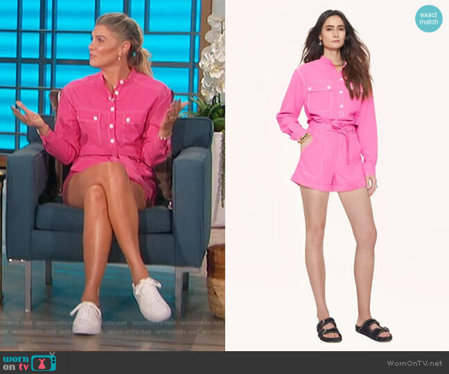 Alex Top by Rebecca Minkoff worn by Amanda Kloots on The Talk