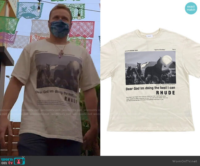 Rhude Spirit of Ecstasy Tee worn by Spencer Pratt (Spencer Pratt) on The Hills New Beginnings