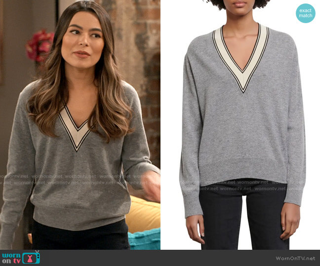 Sandro Camie Sweater worn by Carly Shay (Miranda Cosgrove) on iCarly