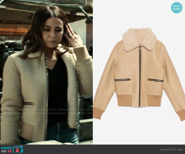 Sandro Cerone Jacket worn by Lana Lang Cushing (Emmanuelle Chriqui) on Superman and Lois