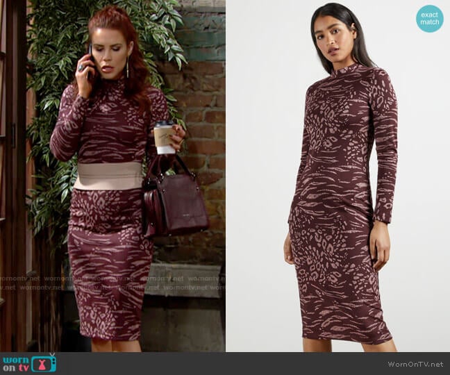 Ted Baker Deeh Dress worn by Sally Spectra (Courtney Hope) on The Young and the Restless