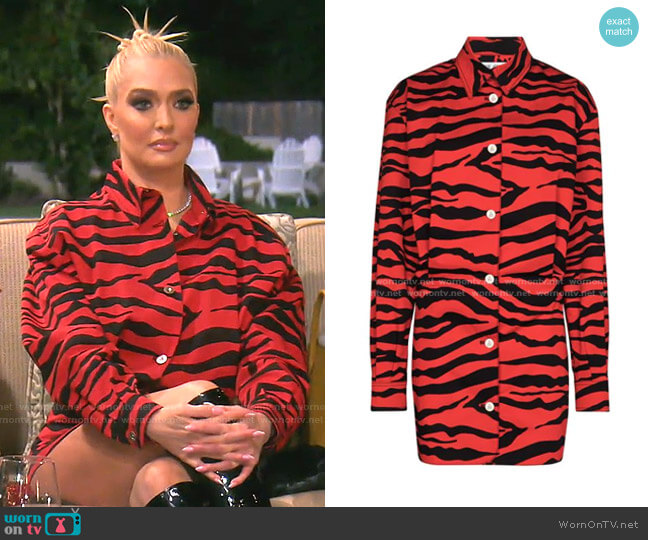 WornOnTV: Erika's red supreme sweatshirt on The Real Housewives of