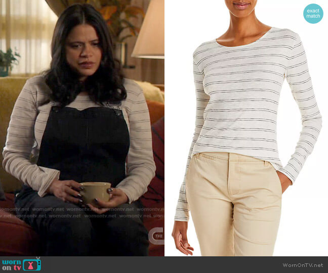 GAP Maternity Denim Overalls worn by Mel Vera (Melonie Diaz) on Charmed