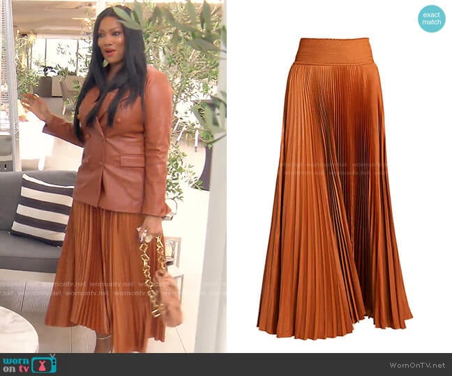 Demi Skirt by A.L.C. worn by Garcelle Beauvais on The Real Housewives of Beverly Hills