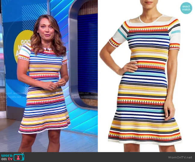 Adena Dress by Shoshanna worn by Ginger Zee on Good Morning America