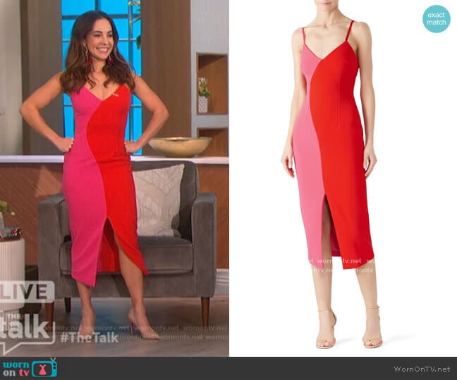 Sydne Dress by Elliatt worn by Mariana Atencio on The Talk