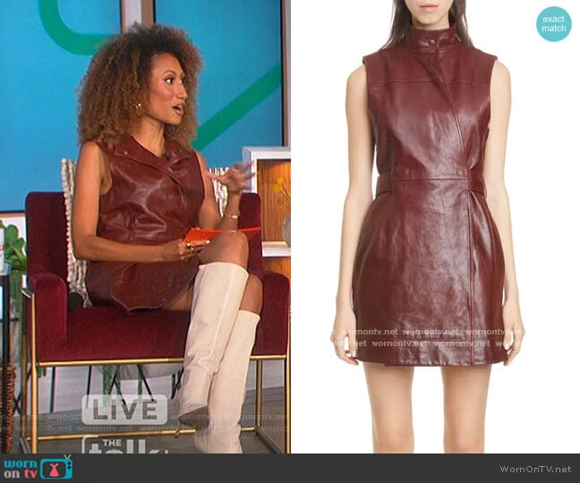 Da Paolino Garden Dress by Michael Fausto worn by Elaine Welteroth on The Talk