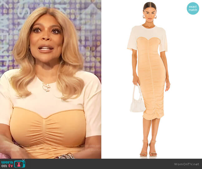 WornOnTV: Wendy’s ruched front tee dress on The Wendy Williams Show ...