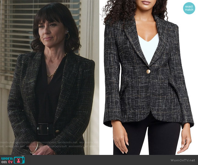 WornOnTV: Kathleen’s tweed blazer on Good Trouble | Constance Zimmer ...