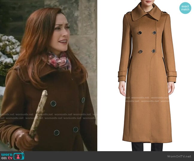 WornOnTV: Abigail’s brown double breasted coat on Good Witch | Sarah