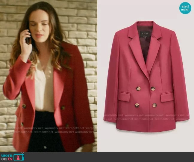 WornOnTV: Caitlin’s pink double-breasted blazer on The Flash | Danielle ...