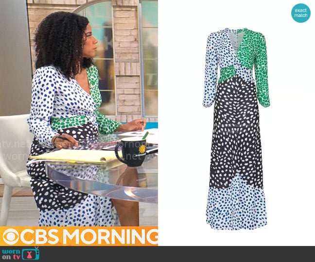 Opt Cope Dress worn by Adriana Diaz on CBS Mornings