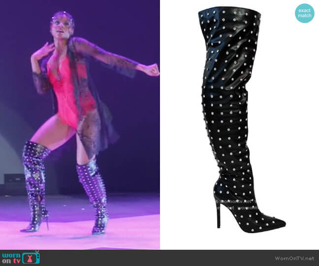 Over the Knee Thigh High Pointed Boots by Liliana worn by Simone Hicks (Geffri Maya) on All American