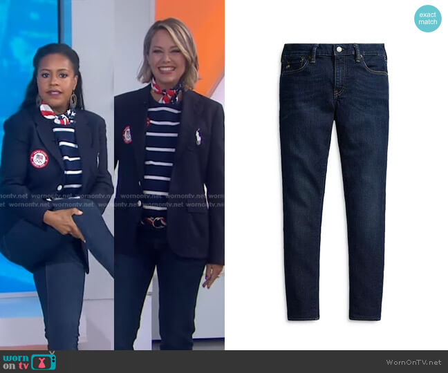 Team USA Skinny Jeans in Indigo Blue by Ralph Lauren x Team USA worn by Dylan Dreyer on Today