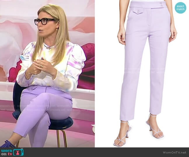 Renzo Pants by Veronica Beard worn by Jill Martin on Today