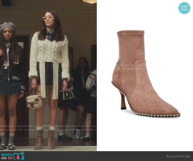 Jemmah Ankle Boot by STEVEN by Steve Madden worn by Luna La (Zión Moreno) on Gossip Girl