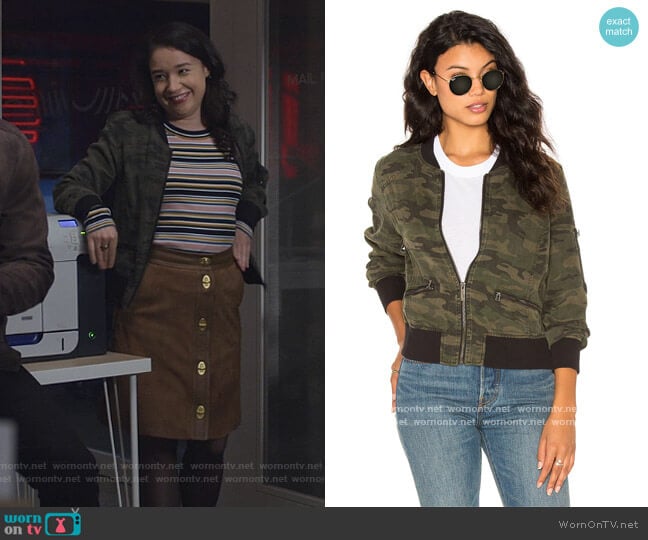 WornOnTV: Marissa’s camo jacket on The Good Fight | Sarah Steele ...